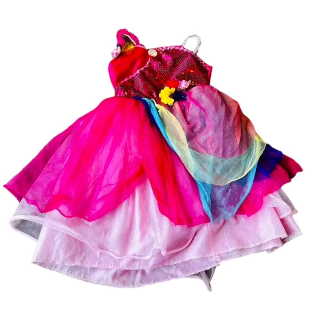 Barbie Princess Fantasy Just Play Costume Girl’s Size 4-6X Pink